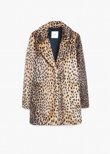 Leopard Print Coat, Mango Animal Print Coat